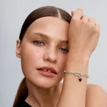 Pandora  - Szárnyas szív mini függő charm