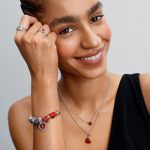 Pandora  - Rózsa szív charm - 793673C01