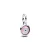 Pandora  - Gravírozható gonosz szem muranói üveg mini függő charm - 793693C00