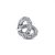 Pandora - Pavé végtelen csomó szív charm - 793771C01