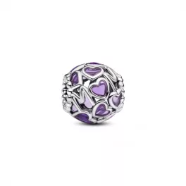 Pandora  - Áttört szívek és anya charm - 793772C01
