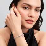 Pandora  - Kövek és tűzzománc klip charm
