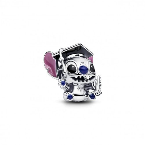 Pandora  - Disney Stitch ballagás/diplomaosztó charm