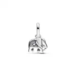 Pandora  - Türkizszínű elefánt mini függő charm - 793858C01