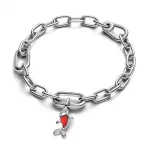 Pandora  - Piros muranói üveg koi hal mini függő charm - 793863C01