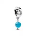 Pandora  - Türkizszínű függő charm - 793901C01