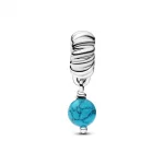 Pandora  - Türkizszínű függő charm - 793901C01