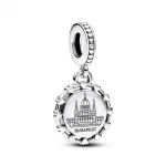 Pandora  - Gravírozható Magyar Parlament függő charm - 793928C00_E005