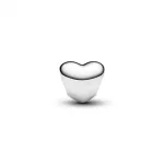 Pandora  - Szív mini charm