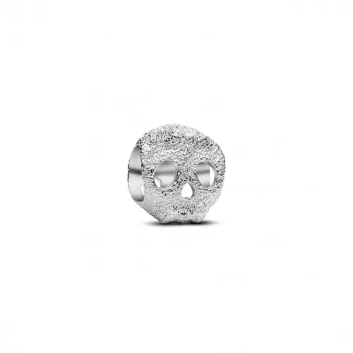 Pandora  - Texturált koponya mini charm