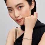Pandora  - Texturált koponya mini charm