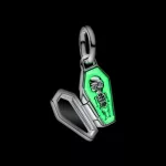 Pandora  - Nyitható foszforeszkáló koporsó charm - 794058C01