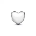 Pandora  - Tengerkék köves gravírozható szív charm - 794161C03