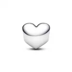 Pandora  - Kék köves gravírozható szív charm - 794161C09