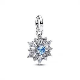   Pandora  - Disney Jégvarázs Elsa királynő hópehely függő charm