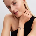 Pandora  - Opálfényű végtelenjel dupla függő charm
