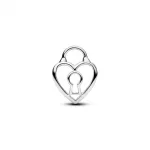 Pandora  - Áttört szív lakat charm