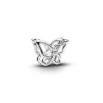 Pandora  - Nyitott pillangó charm