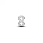 Pandora  - Texturált végtelenjel mini charm
