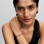 Pandora  - Texturált végtelenjel mini charm