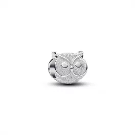 Pandora  - Texturált bagoly mini charm
