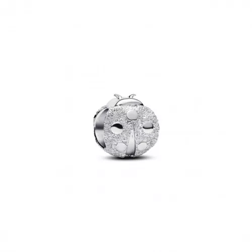 Pandora  - Texturált katicabogár mini charm
