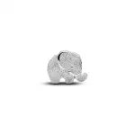 Pandora  - Texturált elefánt mini charm