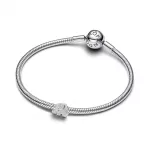 Pandora  - Texturált elefánt mini charm