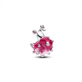 Pandora  - Rózsaszín csiga charm
