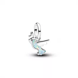 Pandora  - Fehér galamb mini függő charm