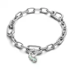 Pandora  - Fehér galamb mini függő charm
