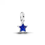 Pandora  - Kék csillag mini függő charm