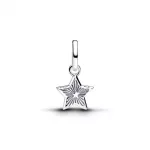 Pandora  - Kék csillag mini függő charm