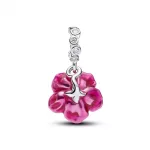 Pandora  - Hibiszkusz függő charm