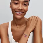 Pandora  - Hibiszkusz függő charm