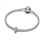 Pandora  - Texturált mini klip charm