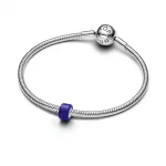Pandora  - Kék muranói üveg mini charm