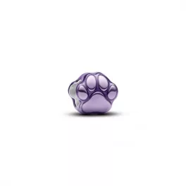 Pandora  - Lila mancs mini charm