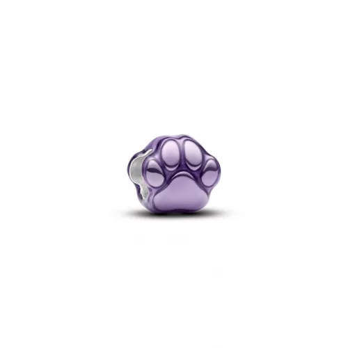 Pandora  - Lila mancs mini charm