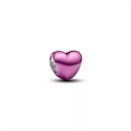 Pandora  - Rózsaszín szív mini charm