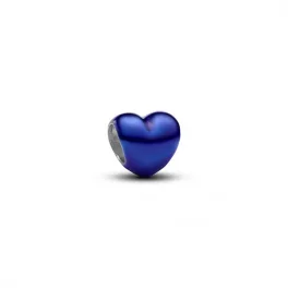 Pandora  - Kék szív mini charm