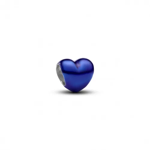 Pandora  - Kék szív mini charm