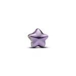 Pandora  - Lila csillag mini charm