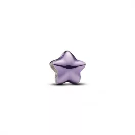 Pandora  - Lila csillag mini charm