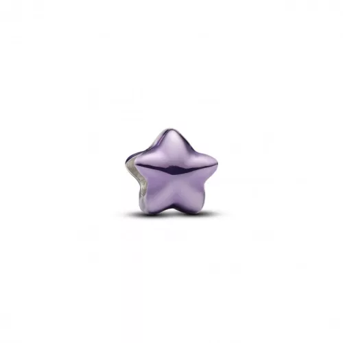 Pandora  - Lila csillag mini charm