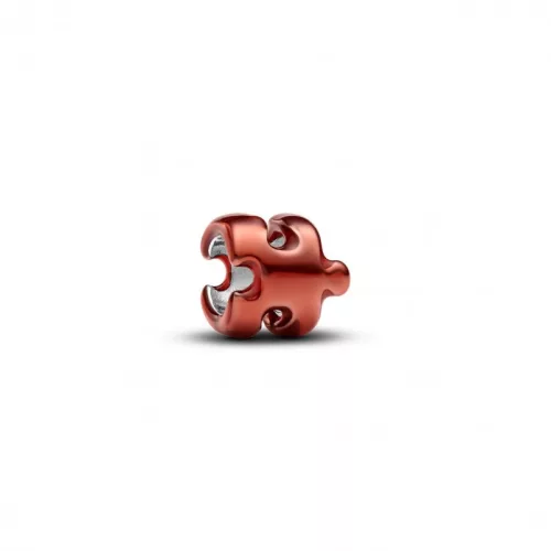 Pandora  - Narancssárga puzzle-darab mini charm