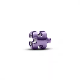 Pandora  - Lila puzzle-darab mini charm