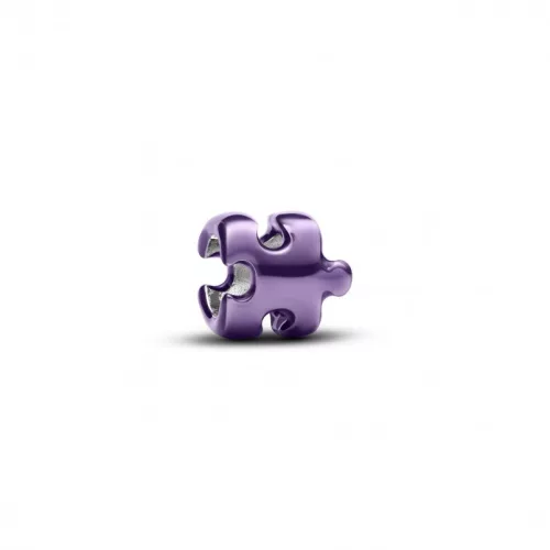 Pandora  - Lila puzzle-darab mini charm