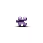 Pandora  - Lila puzzle-darab mini charm