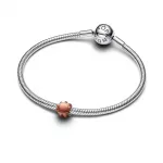 Pandora  - Narancssárga nap mini charm